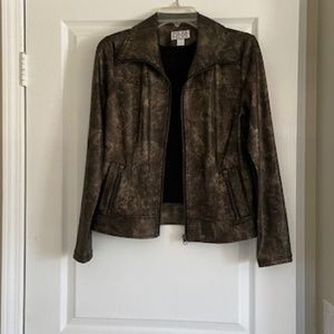 Faux Snakeskin Jacket. DONATING 2/7/21.